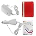 Red Fabric Neoprene Sleeve Case Clear Reusable LCD Screen Protector White Rapid Car Charger Home Travel Charger for Amazon Kindle DX 9 7 9 7 inch Wireless Reading Device 41opkVXBv2L. SL75 Red Fabric Neoprene Sleeve Case Clear Reusable LCD Screen Protector White Rapid Car Charger Home Travel Charger for Amazon Kindle DX 9 7 9 7 inch Wireless Reading Device