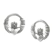 Sterling Silver Claddagh Earrings