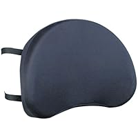 Kantek LS400 Deluxe Back Support, 15-1/2w x 3d x 11h, Black