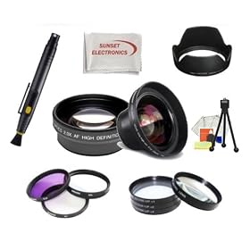 Outdoor Adventure Pro Lens Package for Nikon D5000, D3200, D3000, D5100, D3100, D7000, D4, D800, D800E Digital SLR Cameras Which have any Of these (18-55mm, 55-200mm, 50mm) Nikon Lenses