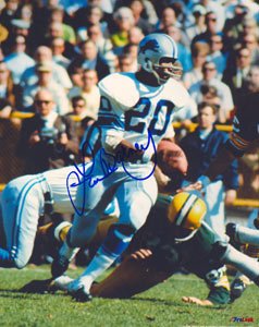 Lem Barney Signed Detroit Lions 8x10 Photo