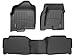 2016-2017 Kia Sorento-Weathertech Floor Liners-Full Set (Includes 1st and 2nd Row) Black