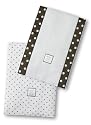 SwaddleDesigns Baby Bupies - Set of 2 - Polka Dots - Chocolate Brown
