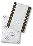 SwaddleDesigns Baby Bupies - Set of 2 - Polka Dots - Chocolate Brown