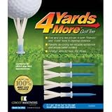4 Yards More Golf Tee 3 1/4 Inch (3 1/4 Blue)