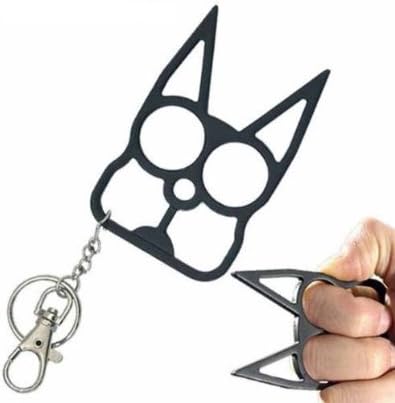 Onetone(TM) Cat Self Defense Keychain (Black)