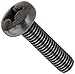 Small Parts M830D7985AB Steel Pan Head Machine Screw, Black Oxide Finish, Meets DIN 7985, #4 Phillips Drive, M8-1.25 Thread Size, 30 mm Length, Fully Threaded, Import (Pack of 50)