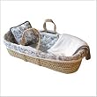 Tadpoles Toile Moses Basket in Black