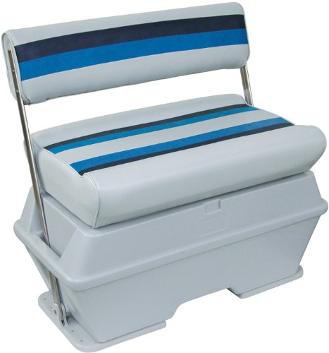 Wise Flip Flop Boat Seat Cooler Light Grey/Navy/Blue reviews