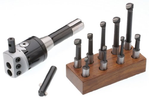 Steelex M1091 Boring Bar Set R-8, 18-Piece
