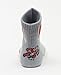 donegal bay Ohio State Buckeyes Unisex Brutus Quarter Socks, Gray/Scarlet, One Size, NCAA Officially Licensed - DB Fan Gear