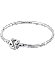 SilveRado (tm) CH20-M-A Sterling Silver 3.0 mm 7.9 inches Pandora Compatible Bead Bracelet