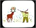 Decorated Mouse Pad with deer, gun, buck, target, hunter