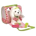 Pucci Pups Maltese in Carrier Bag - Pink Polka-Dot