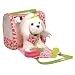 Pucci Pups Maltese in Carrier Bag - Pink Polka-Dot