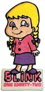 Blink 182 Little Girl Rock Roll Music Band Embroidered Iron On Patch