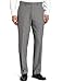 Louis Raphael Men's Total Comfort Stretch Wool Solid Flat Front Dress Pant