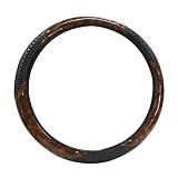 Pilot SW-217 Burlwood with Massage Grip Steering Wheel Cover