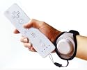 Smart Wristlet with Retractable Strap For Nintendo Wii Remote Control - Black