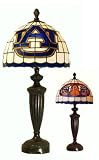 Traditions Artglass AUB500 Auburn Collegiate Tiffany Desk Lamp,
