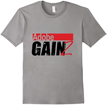 Men's Adobe Gainz - Half Natty Fake Natty Photoshop Workout Gainz Large Slate