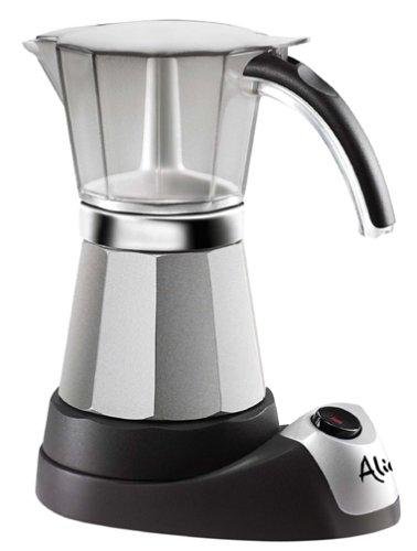  Delonghi EMK6 Moka Électrique 450 W Noir et Aluminium