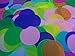 Confetti Circles Large 4 Inches Each 9 Art Projects. Large