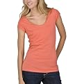 Mossimo Supply Co. Short Sleeve V-Neck Value Tee - Coral Starfish
