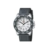 Luminox Men's 3157 Rubber Quartz Watch with White Dial