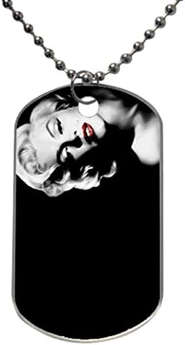 Marilyn Monroe Sexy Image Custom Personalized Aluminum Dog Pet Tag,Comes with 30" inches beads chain