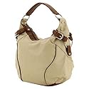 Leather Lk Candice Slouchy Hobo Shoulder Handbag