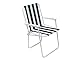 Royal Classic Contract Chair (Green/White Stripe)