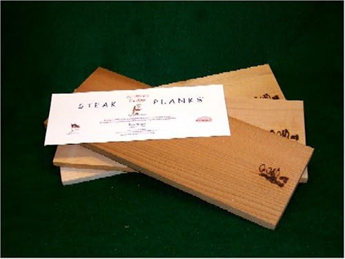 Just Smoked Salmon Western Maple Steak Planks 6 x 15 x 1/2 inch Thick(Case of 24)