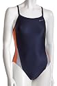 Reebok Women's Performance Silver Splice Recharge Back Swimsuit