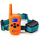Esky Waterproof Rechargeable LCD Shock Control Pet Dog Training Collar with 100 Level of Vibration + 100 Level of Static Shock