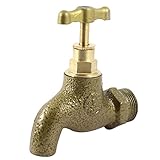 uxcell 洗面所　固体　真鍮　26mmオス　スレッド　デュア　ハンドル　蛇口　ミキサー　ウオーター　タップ