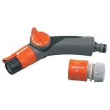 Gardena 8185 Comfort Dou Two Pattern Garden Hose Spray Nozzle With Quick Connect