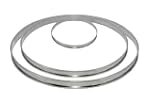 Lot de Cercles � tarte ronds en inox...