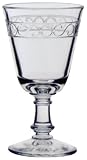 La Roch�re Glass Stemmed, Volute, 8 oz Set of 6
