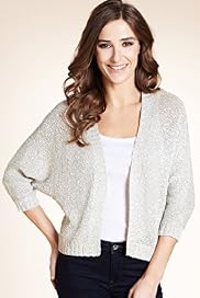 Indigo Collection Sequin Knitted Cardigan