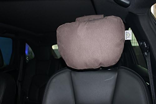 Ointime Car Neck Pillow,Firm Memory Foam Cushion,Head Support,Neck Rest,(Soft Version)-Coffee