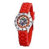 Marvel Comics Kid's MA0103-D2747-RedRubber Marvel Heroes Classic Time Teacher Watch