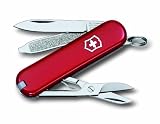 Victorinox Kl. Taschenwerkzeug Ecoline Prägekreuz 7 Funktionen, rot matt, 58 mm