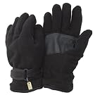 FLOSO® Mens Thinsulate Fleece Winter/Ski Thermal Gloves with Grip (3M 40g)
