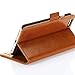 iPhone 6S Plus Case,iPhone 6 Plus Case,CASELAND Flip Wallet Case [Premium PU Leather][Stand][Card Slots] with Detachable Case for Apple iPhone 6S Plus and iPhone 6 Plus - 5.5,Brown