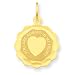 14k You Are Always In My Heart Charm
