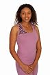 Veria Work Out Tank Full Henna Print - Orchid