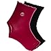 Challenge Toeless Open Heel Grippers Yoga Socks - 2 pack (Black/Pink, Size 6-12)