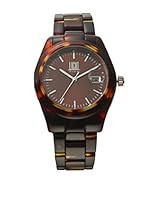 Light Time Reloj Deco' Marrón