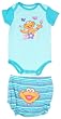 Sesame Street Newborn Baby Girls Zoe Creeper Diaper Cover Set